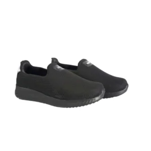 Generic Men's Casual Synthetic Leather Pull On Shoes (Black)