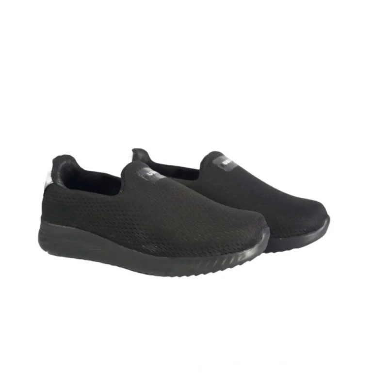 Generic Men's Casual Synthetic Leather Pull On Shoes (Black)