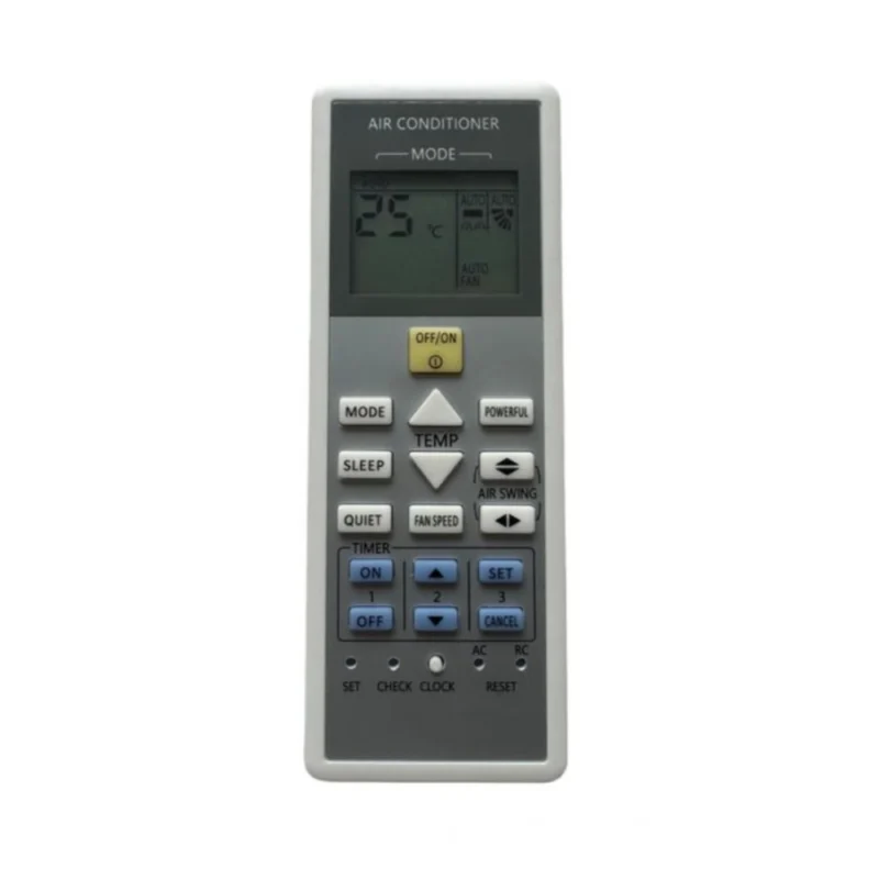 Generic AC Remote No. 157B Compatible-Replacement for Panasonic AC Remote Control (Grey)