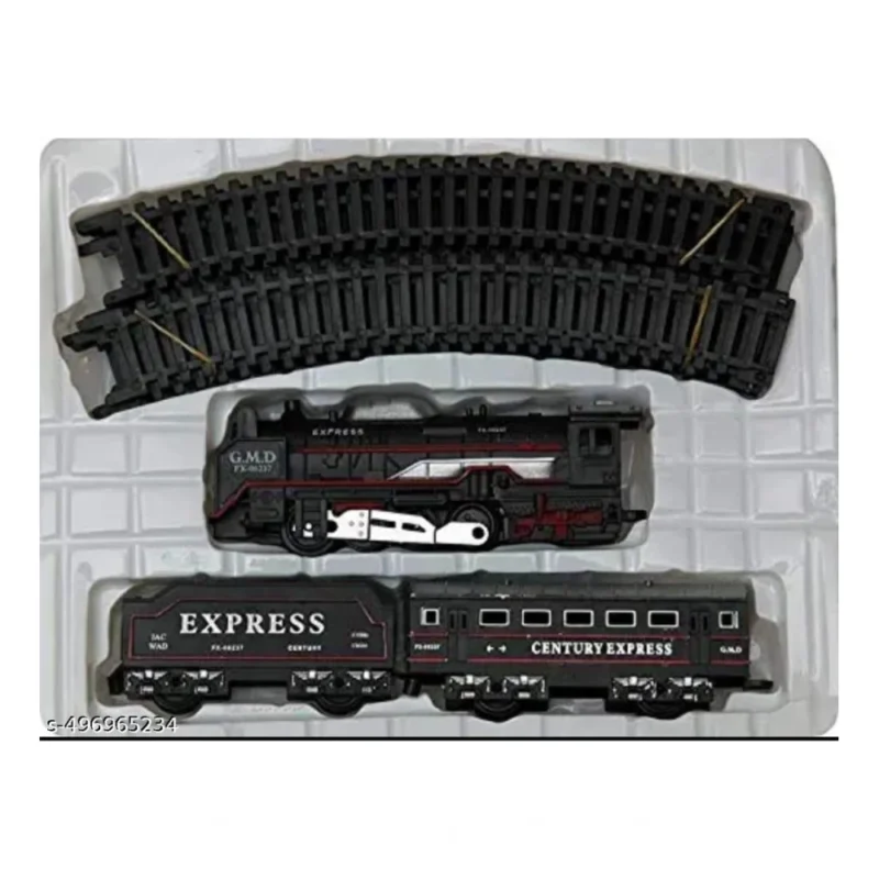 Generic Plastic Amazing Musical Classic Toy Train 13Pcs Toy Set (Multicolor) - Image 3