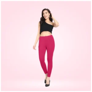 Generic Women's Cotton Blended Solid Ankle legging (Rani)