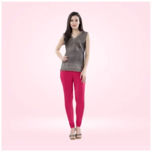 Generic Women's Cotton Blended Solid Churidar leggings (Rani)