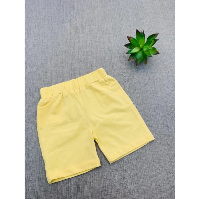 Generic Boy's Cotton Blend Printed Short Sleeve Shirt and Shorts Set (MultiColor) - Image 3