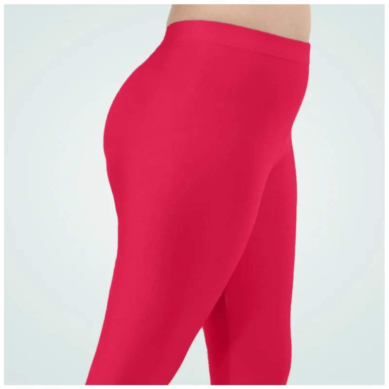 Generic Women's Cotton Blended Solid Shimmer Ankle leggings (Rani) - Image 2