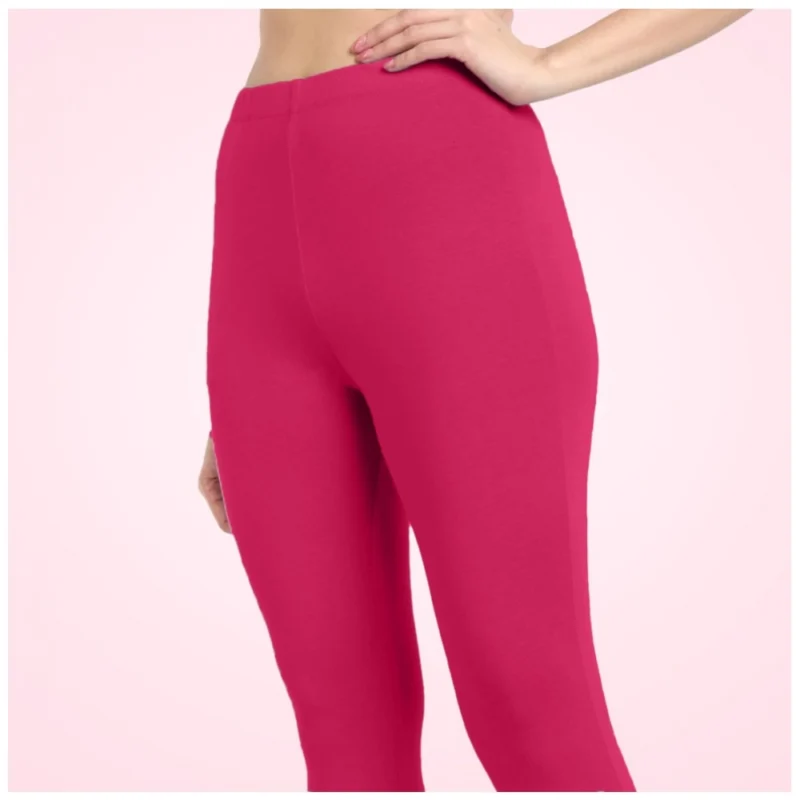 Generic Women's Cotton Blended Solid Ankle legging (Rani) - Image 5