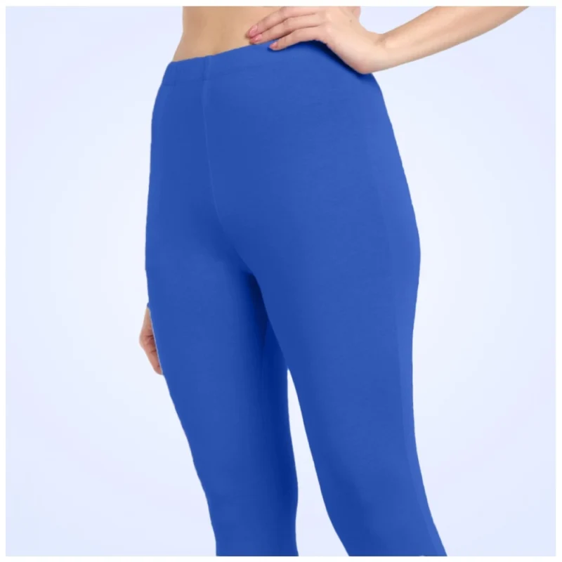 Generic Women's Cotton Blended Solid Ankle legging (Royal Blue) - Image 5
