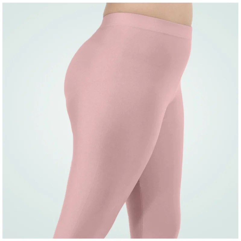 Generic Women's Cotton Blended Solid Shimmer Ankle leggings (Onion) - Image 5