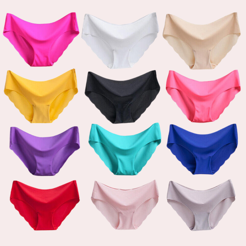 Women's Solid Color Seamless Boyshorts, 6pack - Image 4