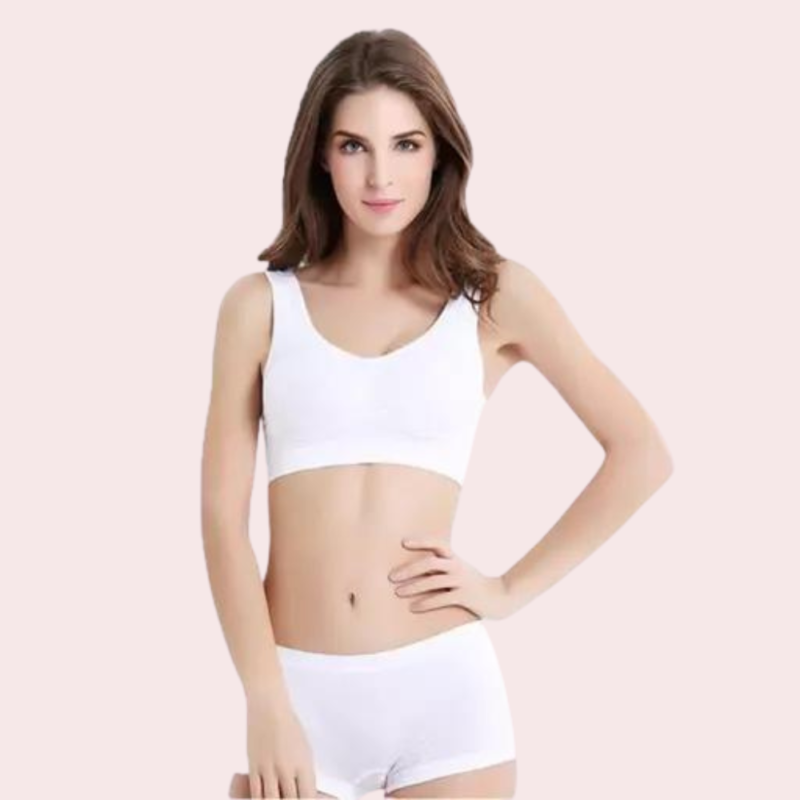Contrast Medium Support Sports Bra Twin Pack - Image 3