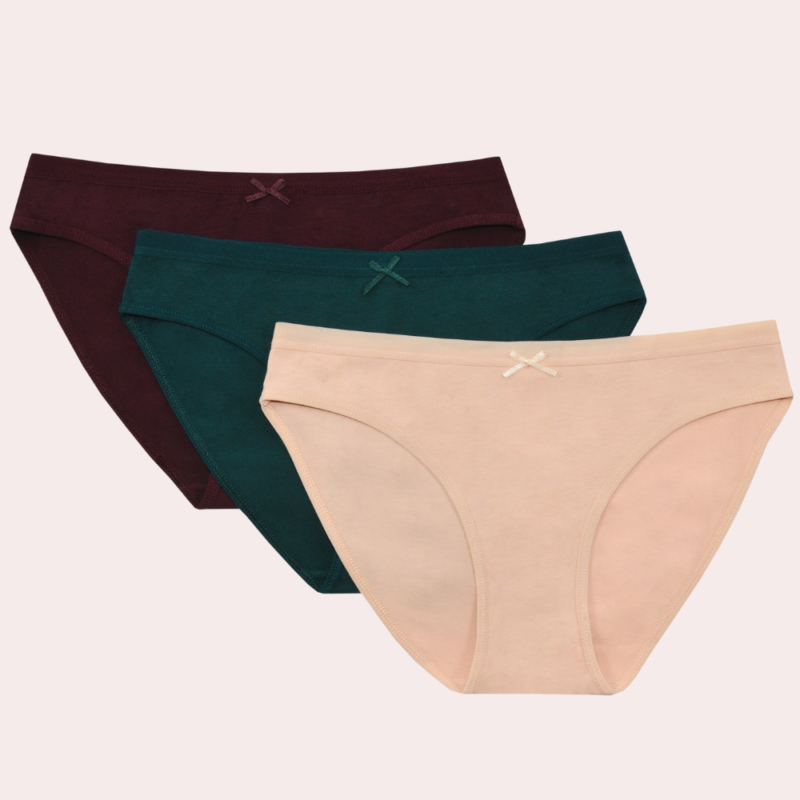 Ultra Comfort Cotton Panties 3 Piece Lot - Image 4