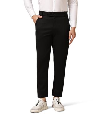 Men's Regular Casual Black Pants