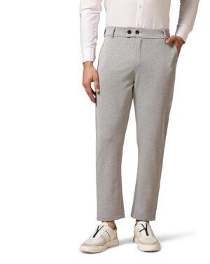 Men's Regular Casual Grey Pants