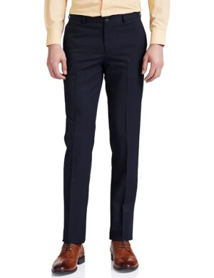 Men's Stretchable Formal Blue Pants