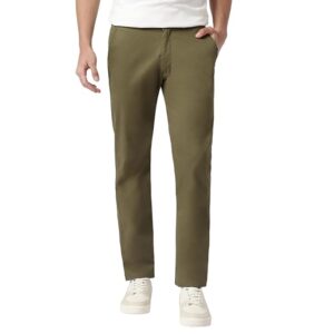 Men's Cotton Casual Chinos Trousers