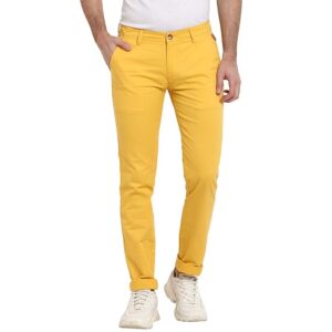 Men's Cotton Casual Chinos Trousers