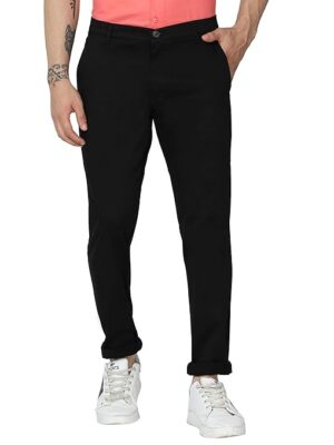 Men's Soft Cotton Black Pant