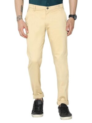 Men's Soft Cotton Light Khaki Pant