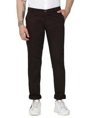 Men's Soft Cotton Brown Pant