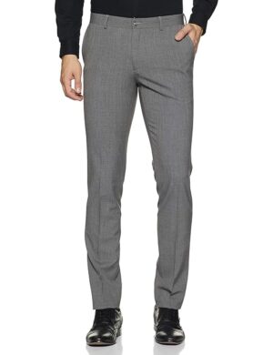 Men's Stretchable Formal Grey Pants