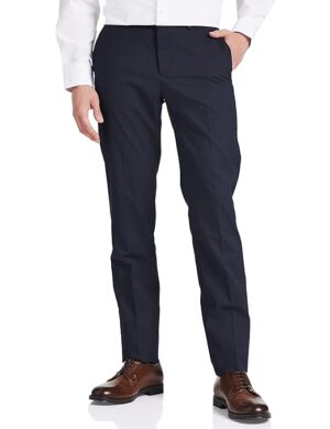 Men's Stretchable Formal Slate Navy Pants