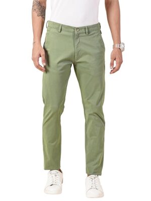 Men Chinos Casual Sage Trousers