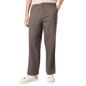 Men's Loose Baggy Dark Grey Trousers