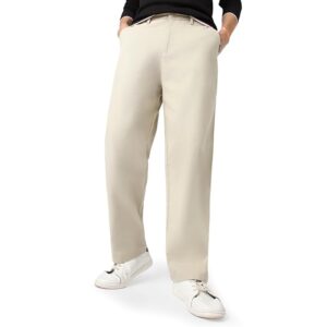 Men's Loose Baggy Light Grey Trousers