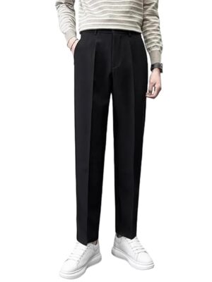Men Formal Korean Black Pant