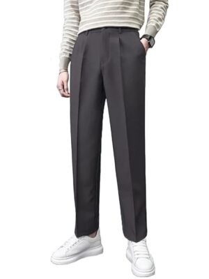 Men Formal Korean Dark Grey Pant