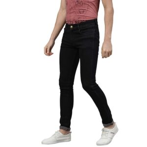 Brown Men's Stretchable Slim Fit Jeans