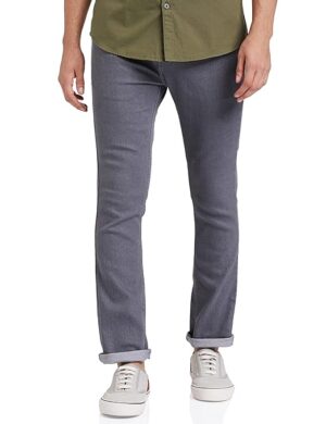 Grey Men Cotton Rich Stretchable Jeans