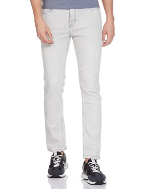 Classy Grey Men Cotton Rich Stretchable Jeans