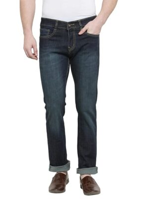 Comfortable Green Stretchable Casual Denim Jeans