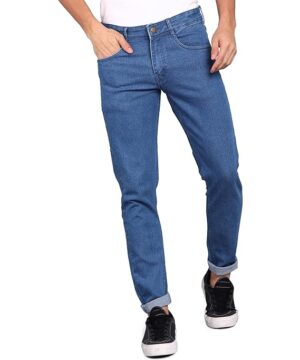 Comfy Blue Men's Slim Fit Denim  Stretchable Jeans