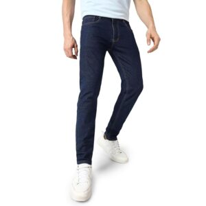 Fashion Blue Men's Slim Fit Washed Jeans
