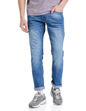Blue Men Cotton Rich Stretchable Jeans