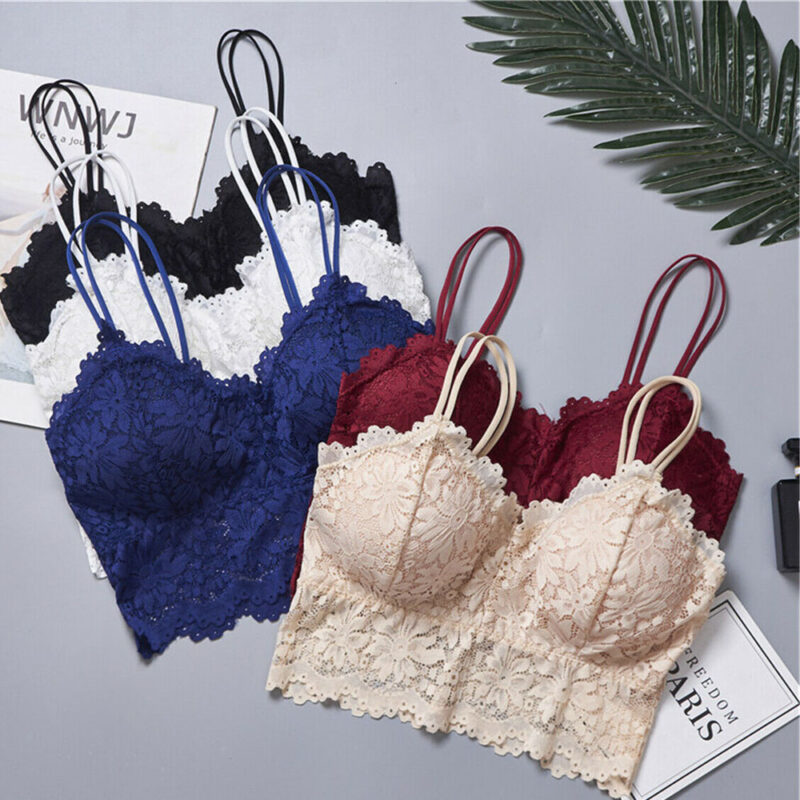 Cute Stretch lace bralette Bra top (Pack of 2) - Image 2