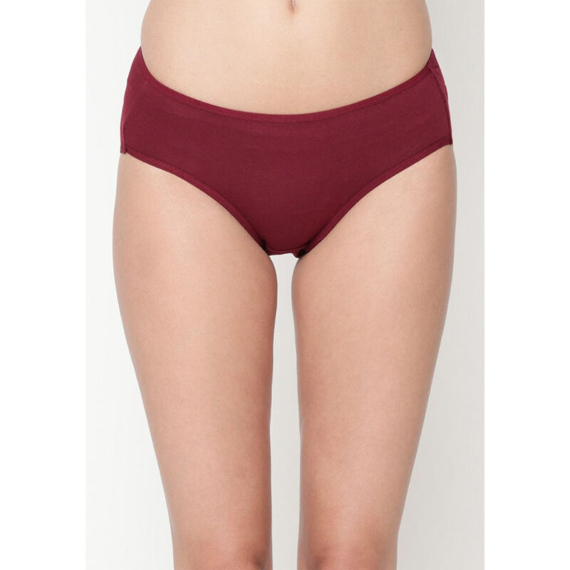 Comfy  Snazzy Way Women's Best Fitting Plus Size Maroon Cotton Panties(Pkt of 2) - Image 2