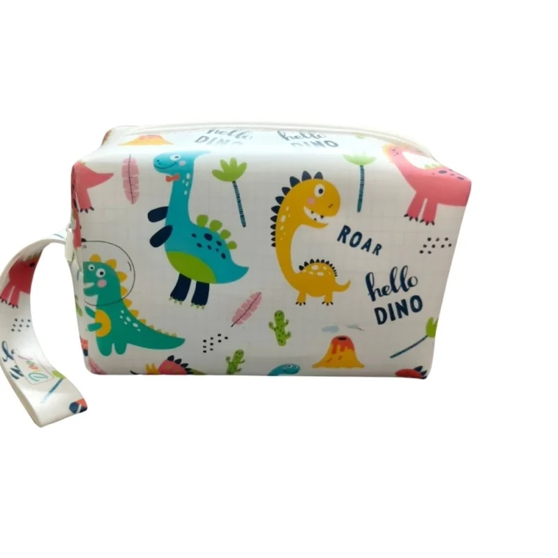 Pouch - Dinosaur Theme |   Canvas  |   Stationery | 3+ Years - Image 4