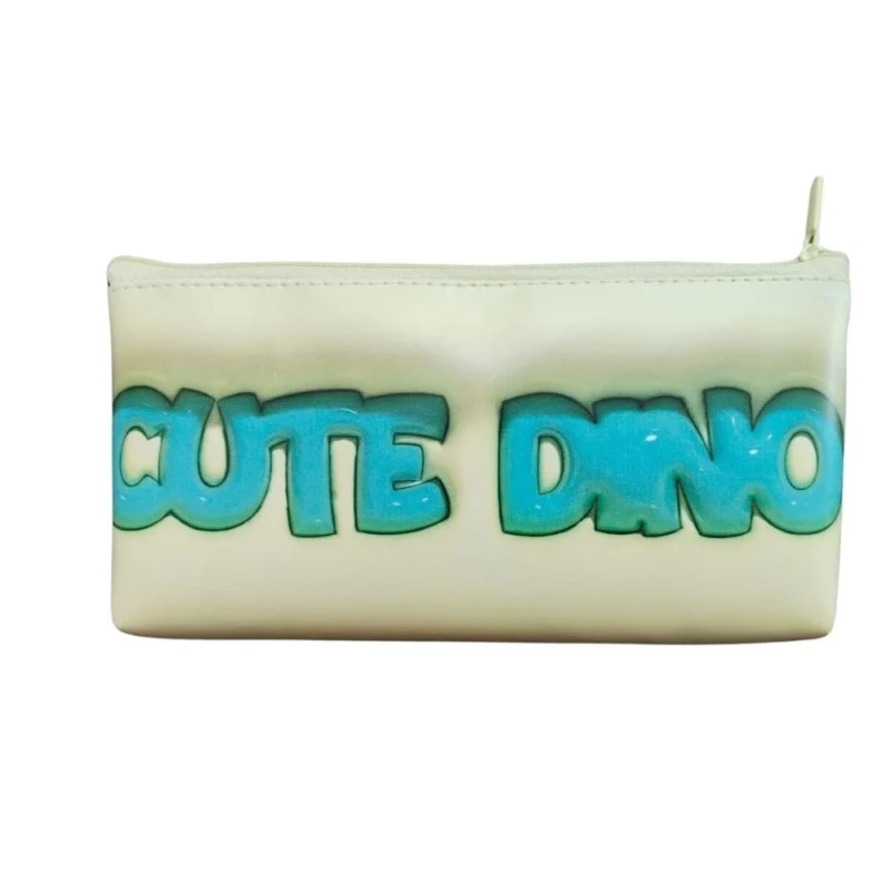 Cute Dino Pencil Pouch |   Canvas  |   Stationery | 3+ Years - Image 2