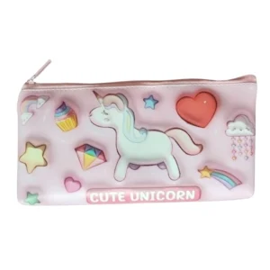 Unicorn Pencil Pouch |   Canvas  |   Stationery | 3+ Years