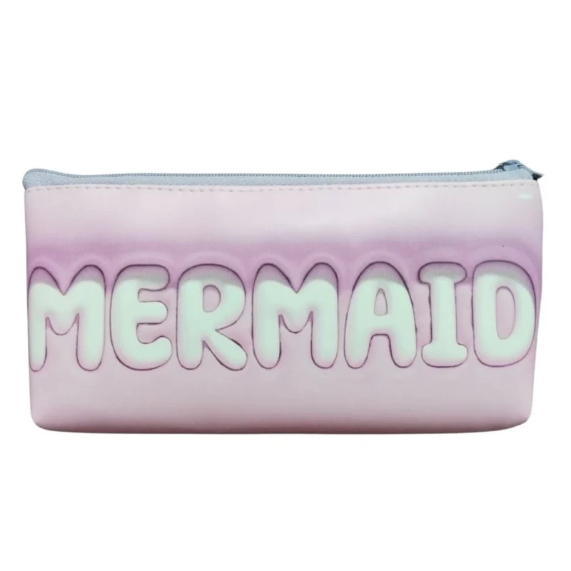Mermaid Pencil Pouch |   Canvas  |   Stationery | 3+ Years - Image 2
