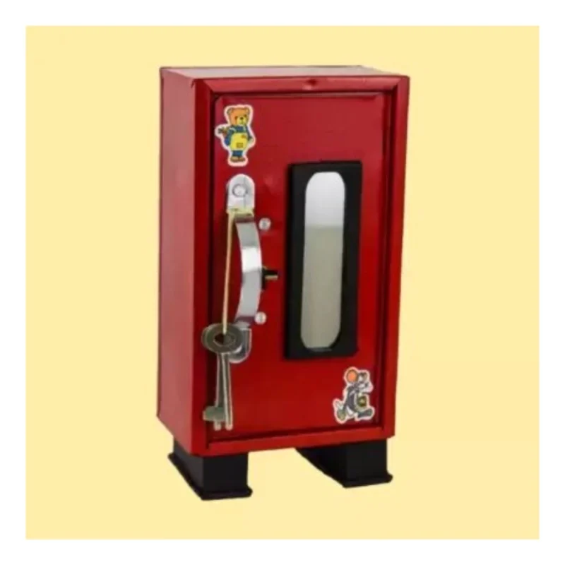 Almirah Style Coin Box Piggy Bank | Steel | Toys | 3+ Years - Image 2