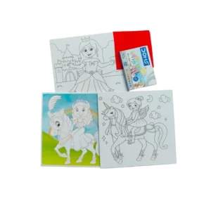 Fun With Coloring Board-Princess |   Cardboard  |   Educational Toys| 3+ Years