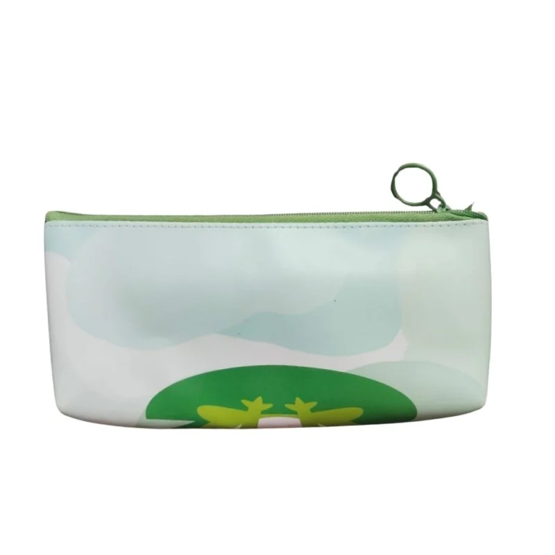 Pack Of_2 Frog Cartoon Printed Pencil Pouch |   Canvas  |   Stationery | 3+ Years - Image 2