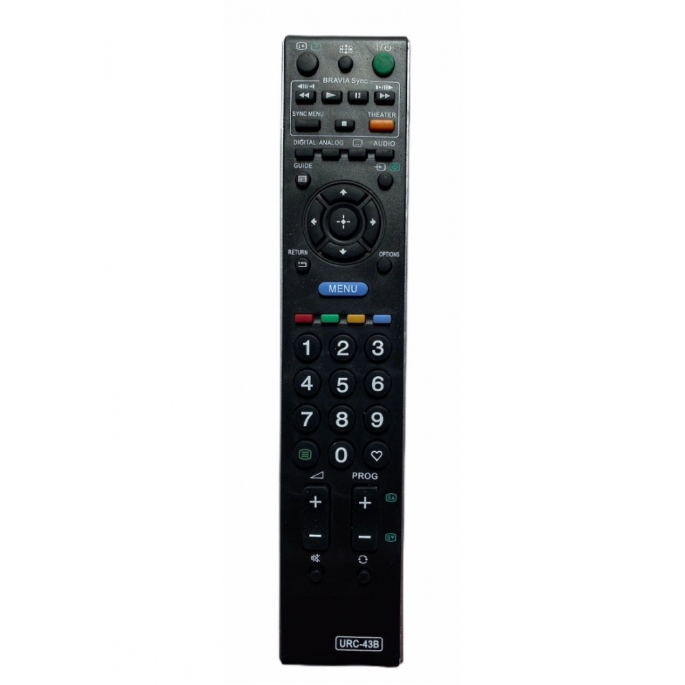 Generic LCD_LED Remote No. URC 43, Compatible With Sony Bravia LCD_LED TV Remote Control_Old Remote Functions Must Be Exactly Same (Color:Multi)