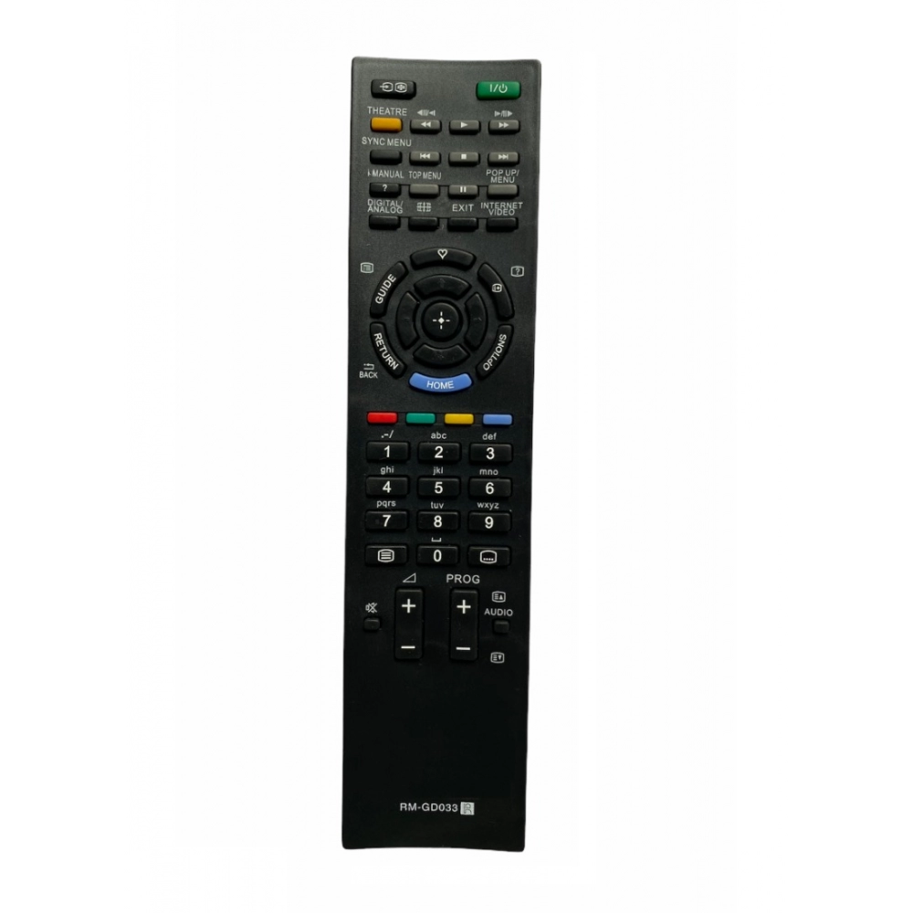 Generic LCD_LED Remote No. URC 67, Compatible With Sony Bravia LCD_LED TV Remote Control (Black) (Color:Multi)