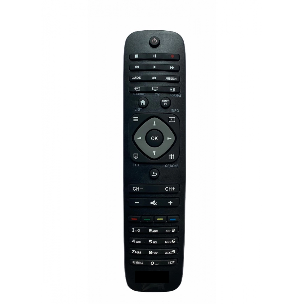 Generic LCD_LED Remote No. URC 119, Compatible With PHILIPS LCD_LED TV Remote Control_Old Remote Functions Must Be Exactly Same (Color:Multi)