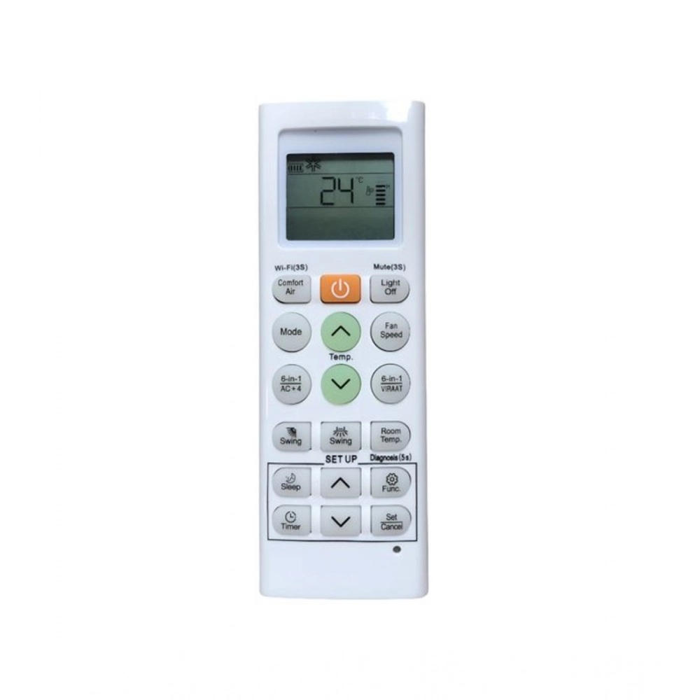 Generic AC Remote No.36S 6-in-1 VIRAAT Mode for LG AC Remote Control (White)